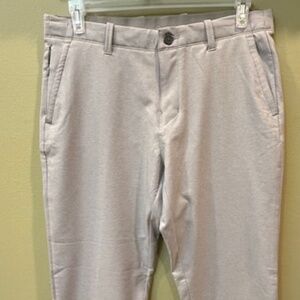 Tommy Bahama Pants Mens 34x32 On Par Flat Front Performance Golf Chino Gray